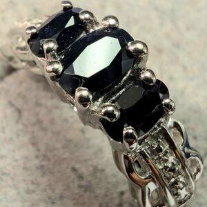 Silver Sapphire 1Ct Ring, Suggested Retail Value $200